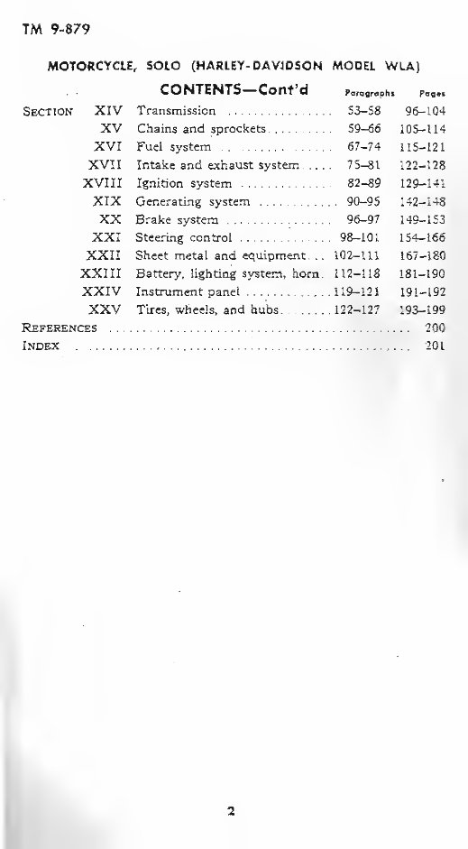 1942 Harley Davidson Solo WLA Workshop Service Repair Manual preview img 3