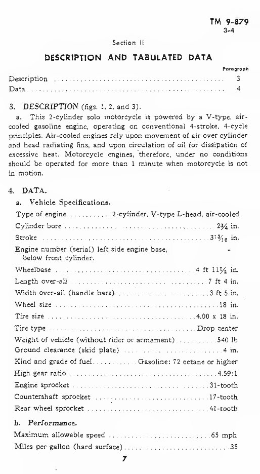 1942 Harley Davidson Solo WLA Workshop Service Repair Manual preview img 8
