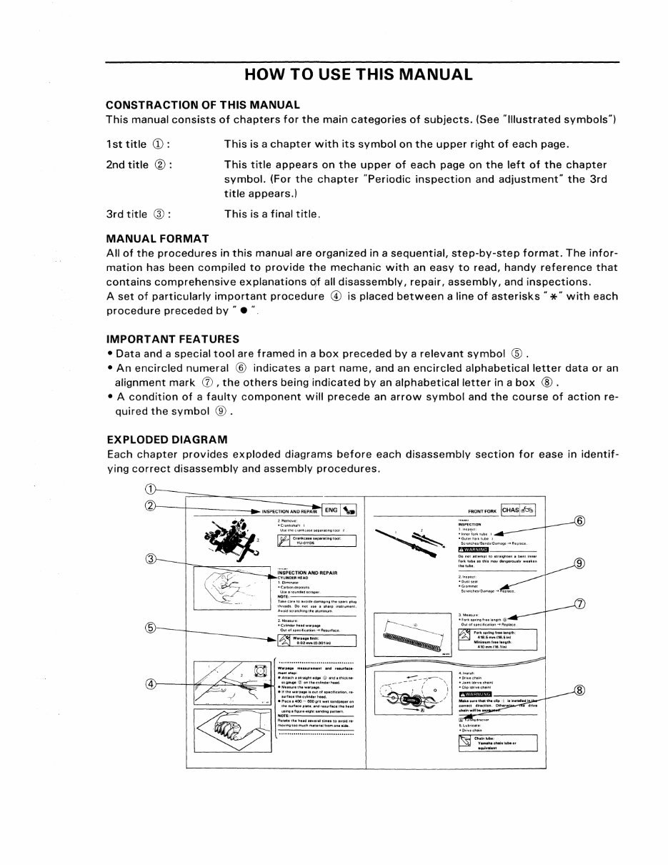 2006 YAMAHA XT225 Motorcycle Repair Service Manual preview img 4