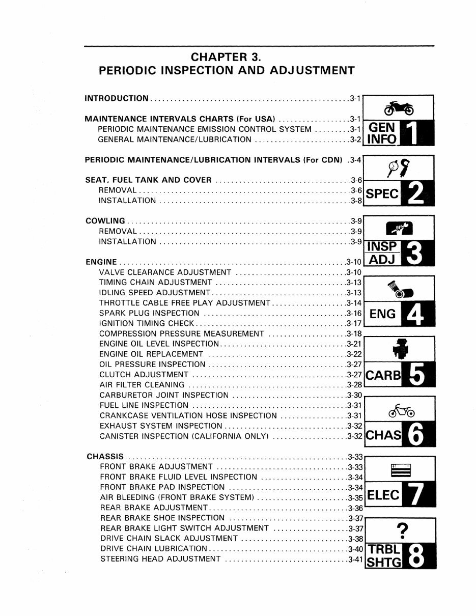 2006 YAMAHA XT225 Motorcycle Repair Service Manual preview img 8