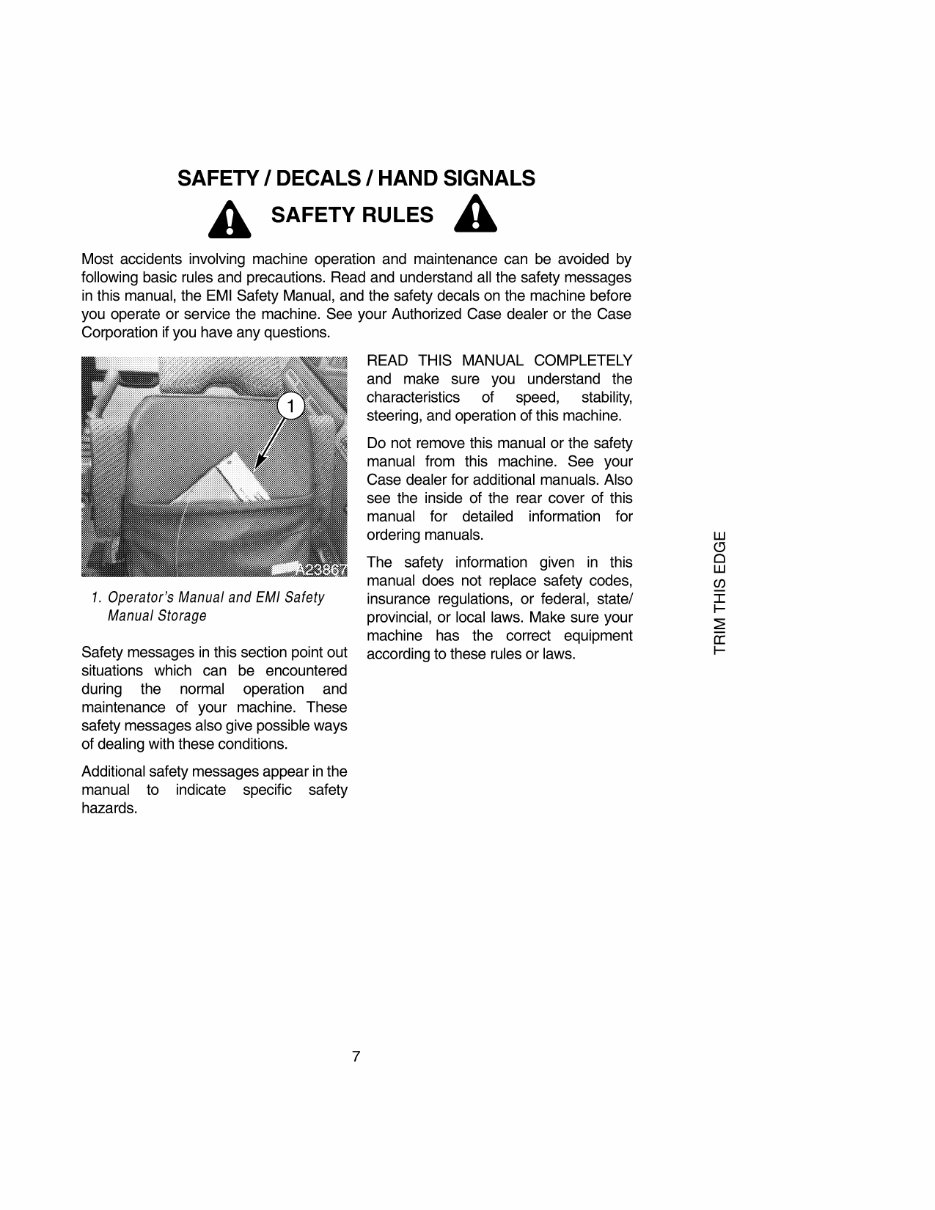 Case 9010B Excavator FACTORY Operators Owner Instruction Manual - IMPROVED - preview img 9
