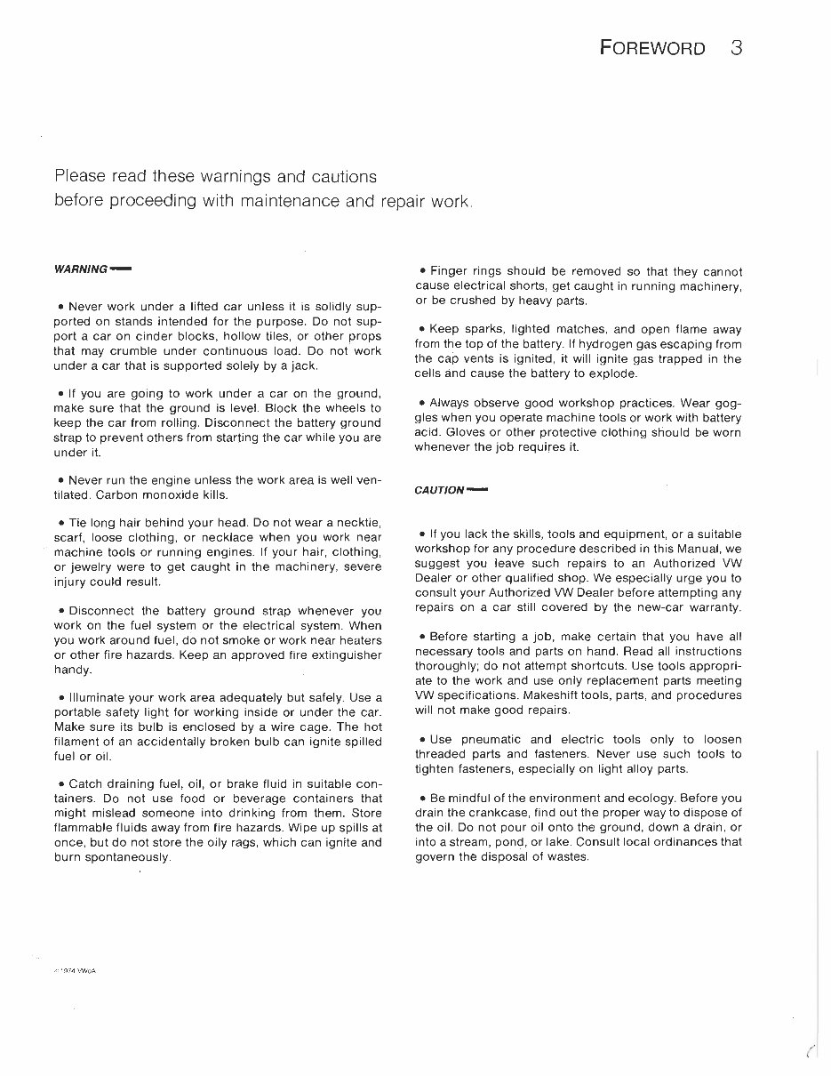 1968-1979 Volkswagen Station Wagon/Bus Official Service Manual preview img 10