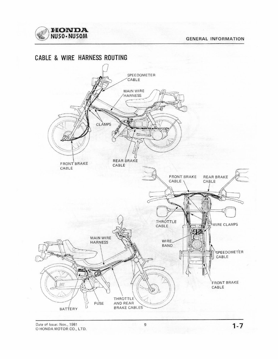 1982-1984 Honda Urban Express NU50 NU50M Service & Repair Manual preview img 10