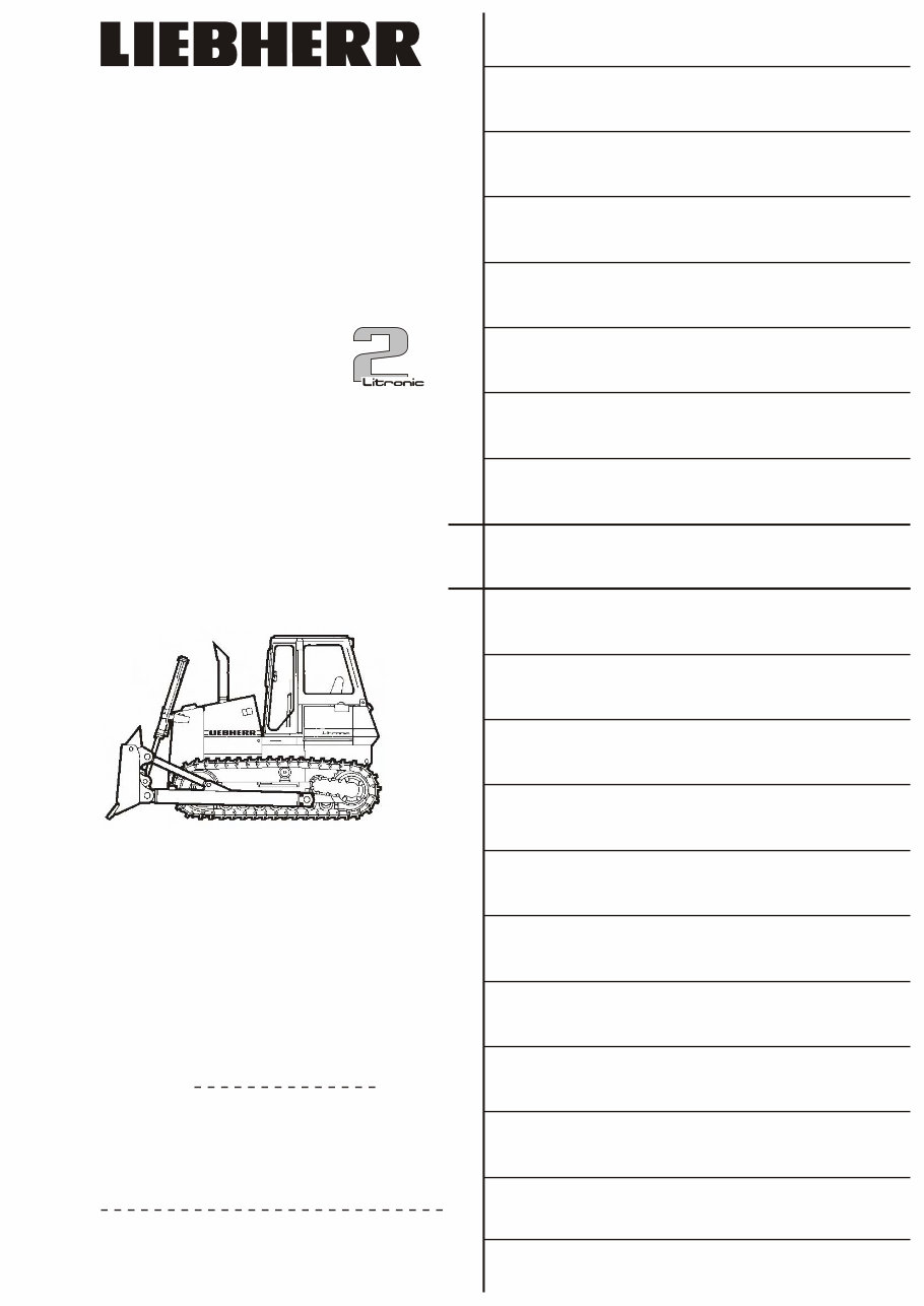 Liebherr PR712 PR712B PR722 PR722B PR732 PR732B PR742 PR742B PR752 Series 2 Litronic Crawler Dozer Service Repair Manual preview img 2