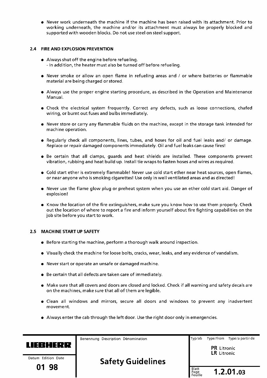 Liebherr PR712 PR712B PR722 PR722B PR732 PR732B PR742 PR742B PR752 Series 2 Litronic Crawler Dozer Service Repair Manual preview img 9