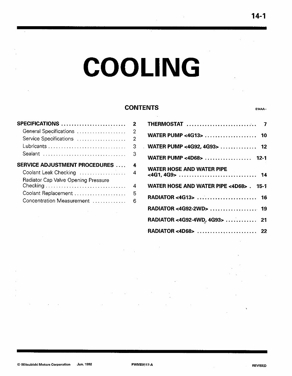 1996-2005 Proton Wira Persona Service & Repair Manual preview img 1