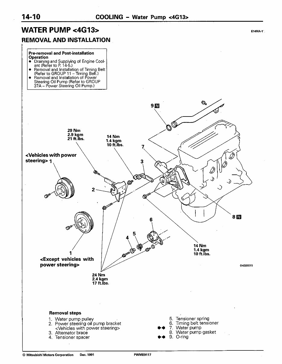 1996-2005 Proton Wira Persona Service & Repair Manual preview img 10