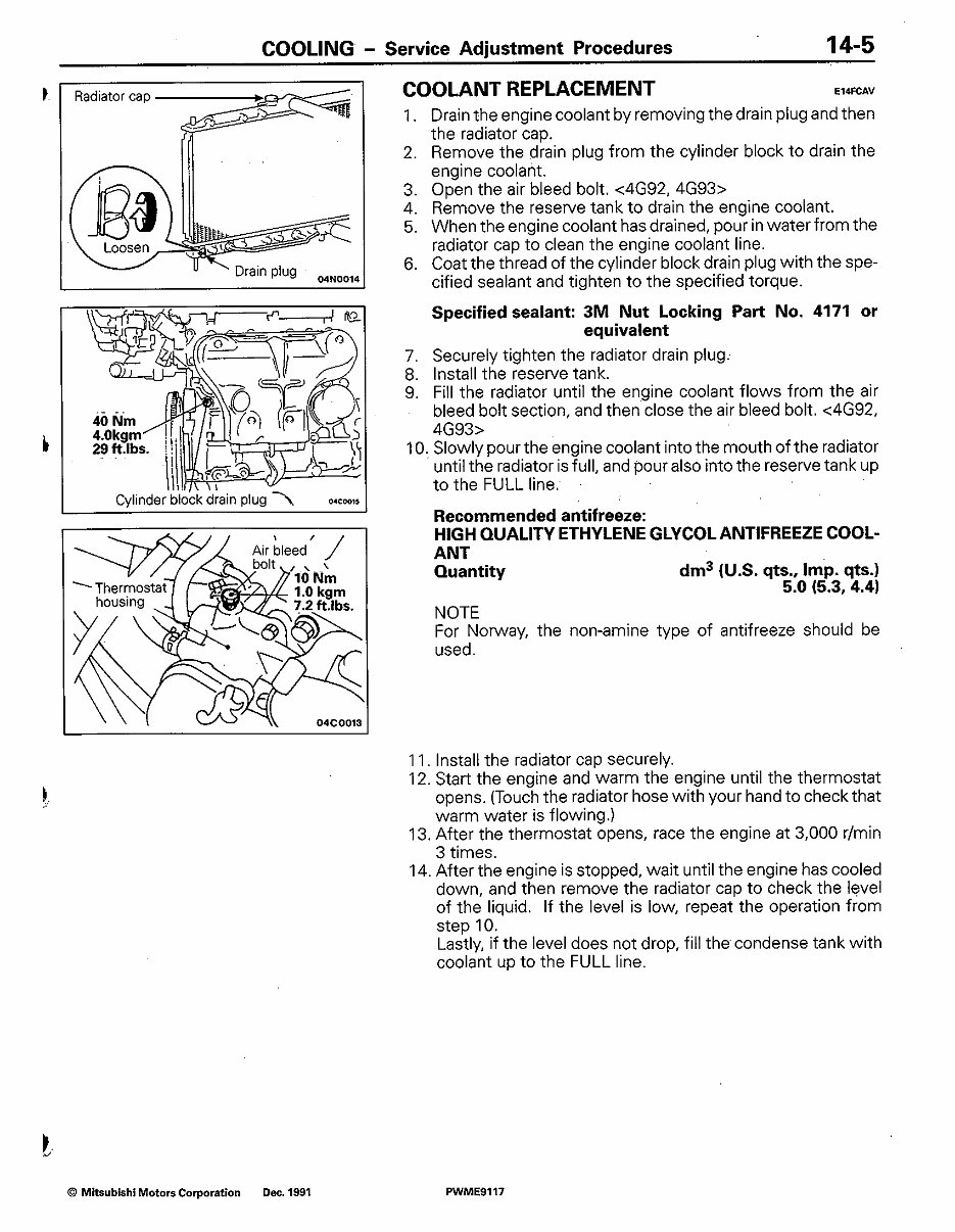 1996-2005 Proton Wira Persona Service & Repair Manual preview img 5