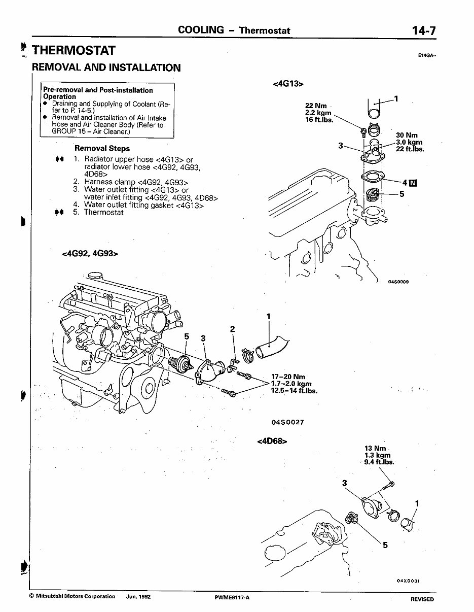 1996-2005 Proton Wira Persona Service & Repair Manual preview img 7