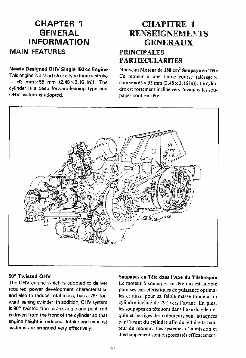 1983-1985 Yamaha Riva 180 Xc180 Workshop Service Repair Manual preview img 9