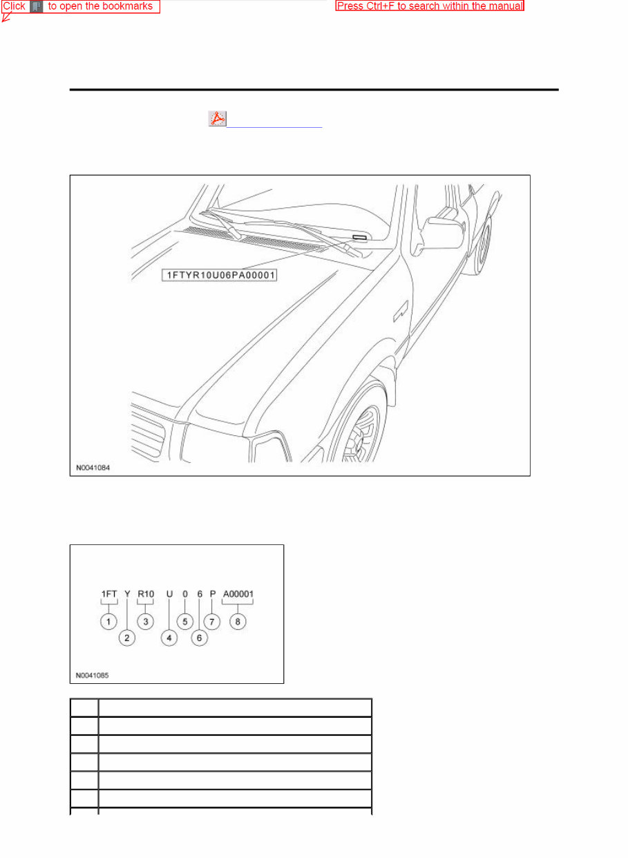 2006 Ford Ranger Service & Repair Manual preview img 1