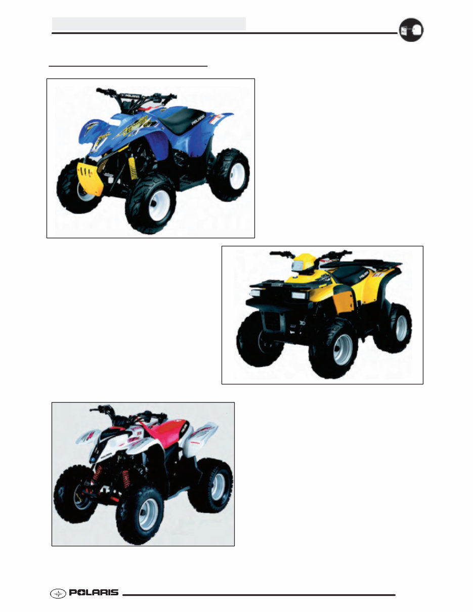 2003 POLARIS PREDATOR 90 SPORTSMAN 90 Service Manual preview img 7