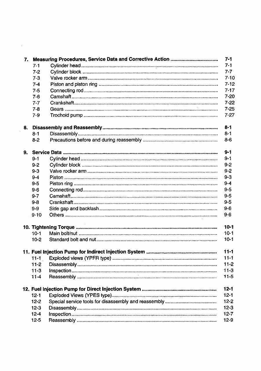 Yanmar TNE Engines (2TNE/3TNE/4TNE) OEM Service & Repair Manual preview img 4