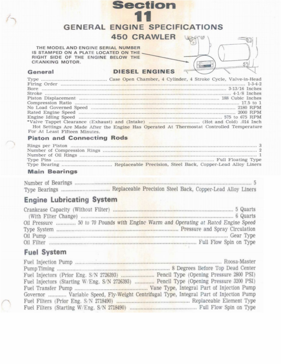 1973 Case 450 Tractor Skid Steer Bulldozer Crawler Service & Repair Manual preview img 4