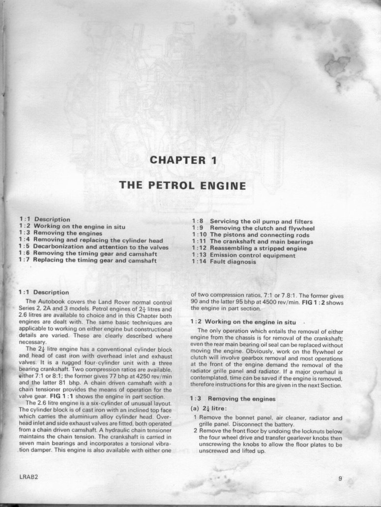 Land Rover Series II & IIA Workshop Repair Manual All Models Covered preview img 7
