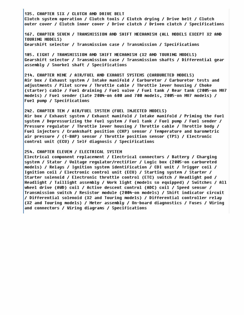 Polaris ATV 2004-2010 Sportsman 700 800 X2 EFI Repair Manual preview img 3