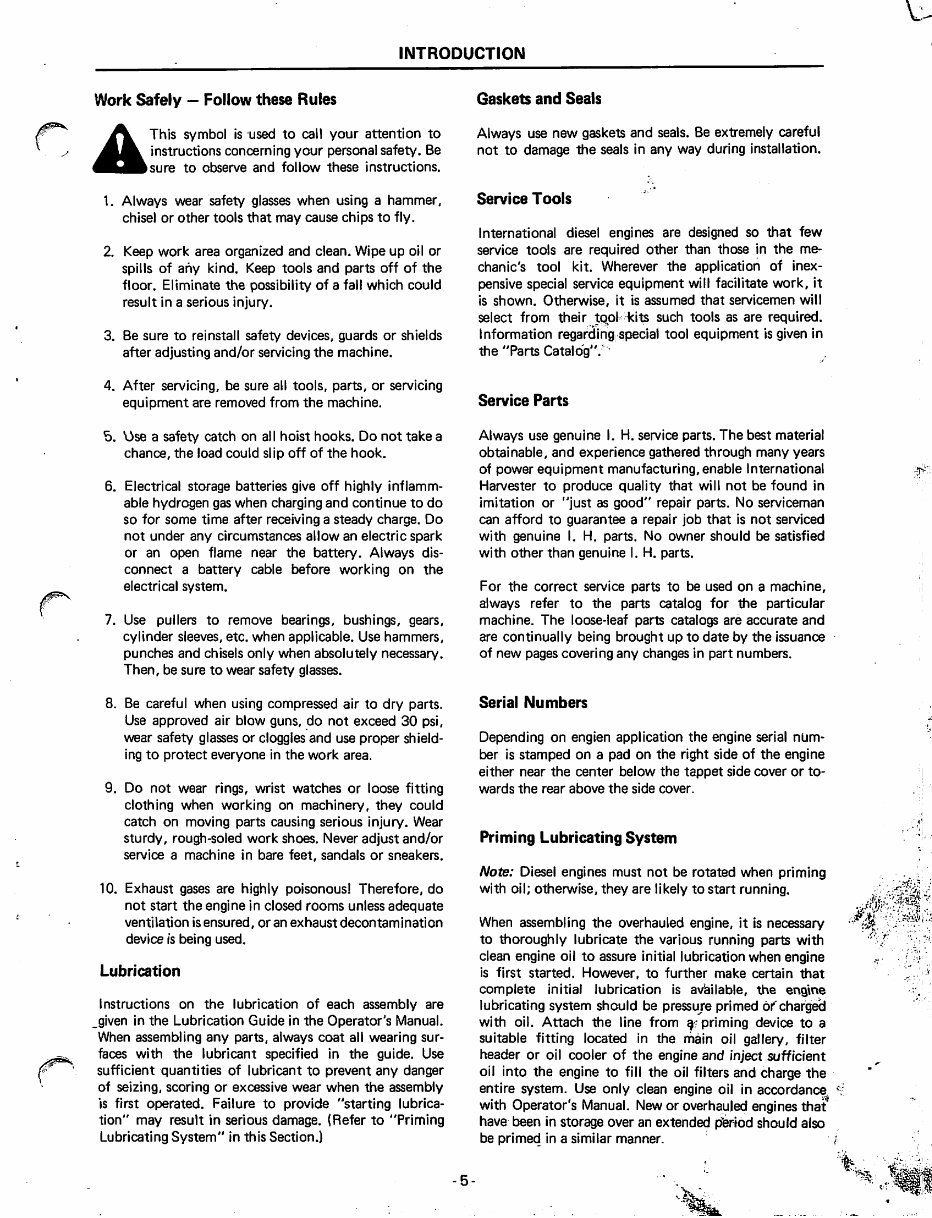 International Harvester D155 D179 D246 D206 D239 D358 D268 D310 Diesel Engines Complete Workshop Service Repair Manual preview img 7