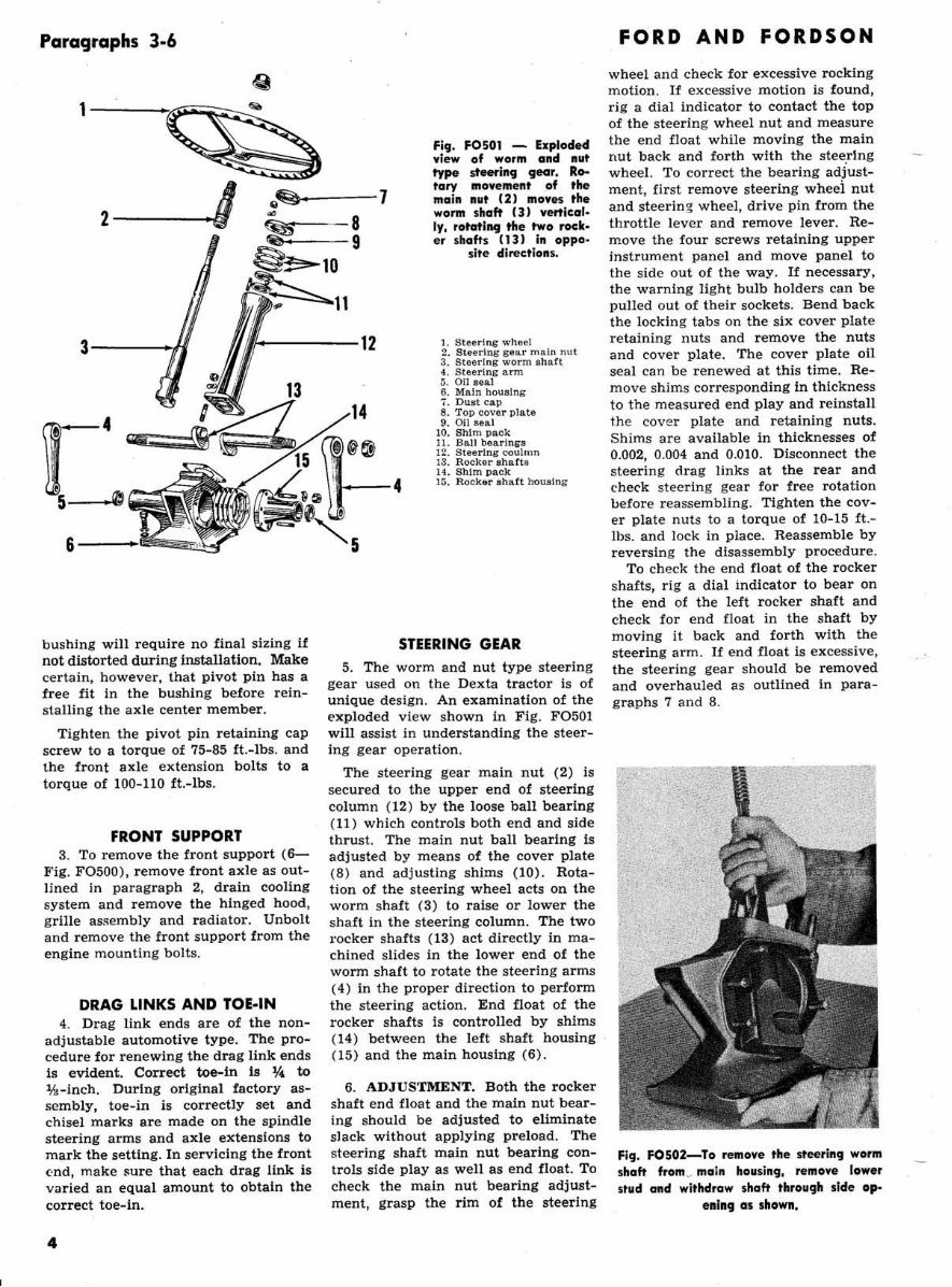 Ford Fordson Major Tractor Service Repair Manual preview img 6
