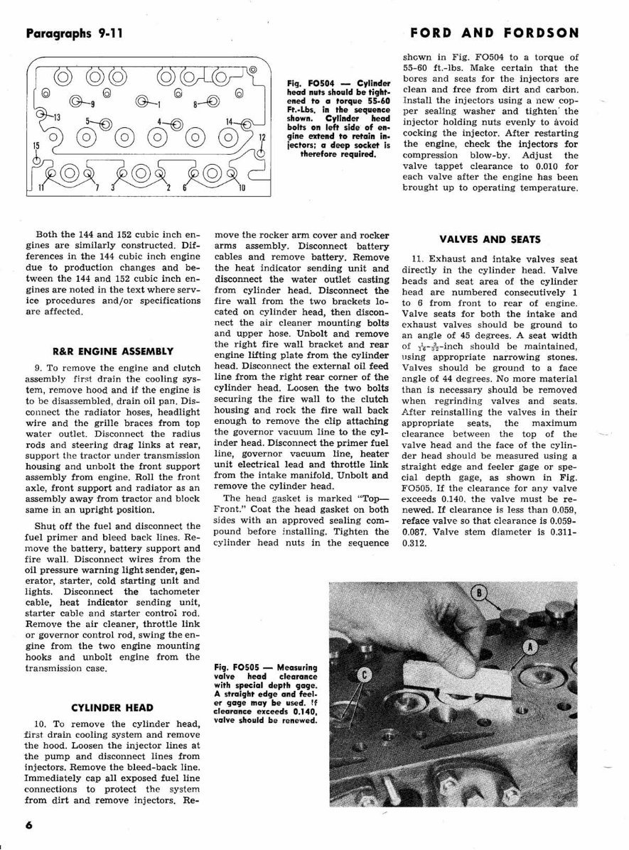 Ford Fordson Major Tractor Service Repair Manual preview img 8