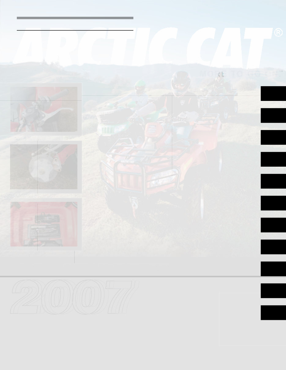 2007 Arctic Cat 400/500/650/700 ATVs OEM Service & Repair Manual preview img 2