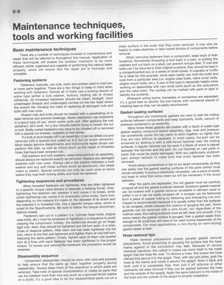1984-1992 Yamaha XJ 600 FZ 600 YX 600 Service & Repair Manual preview img 7