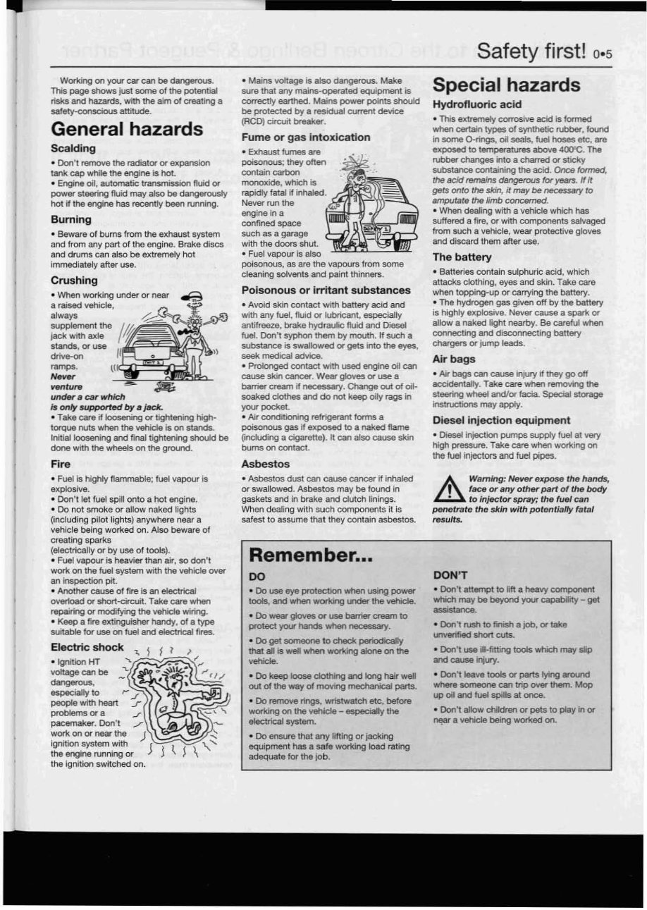 2002 PEUGEOT PARTNER Service and Repair Manual preview img 6
