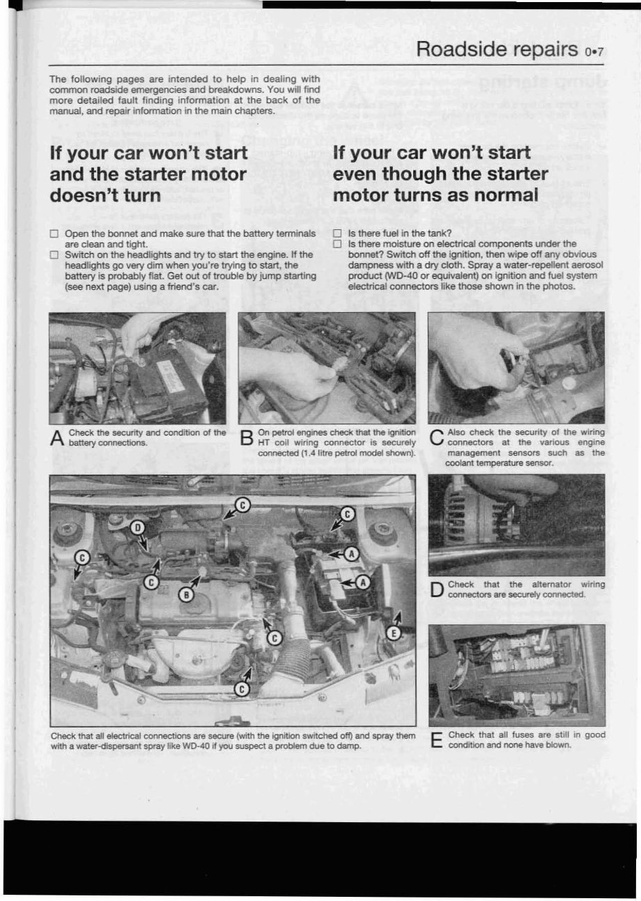 2002 PEUGEOT PARTNER Service and Repair Manual preview img 8