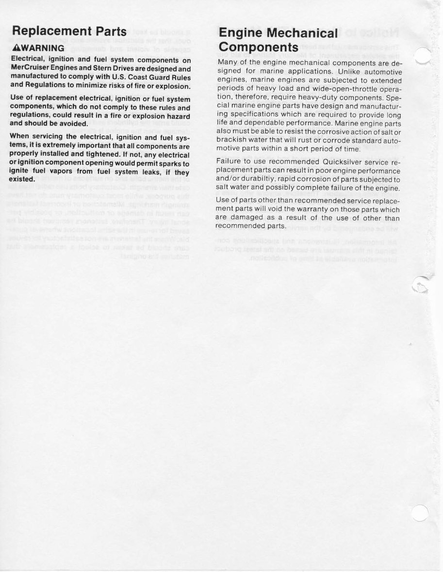 1963-1973 Mercury MerCruiser Stern Drive Units and Marine Engines Service & Repair Manual (Number 1) preview img 4