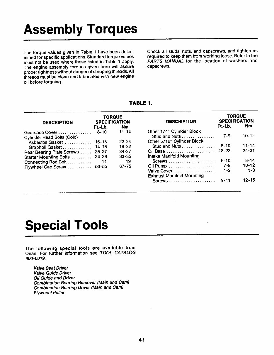 Onan engine B43 B48 service manual preview img 8