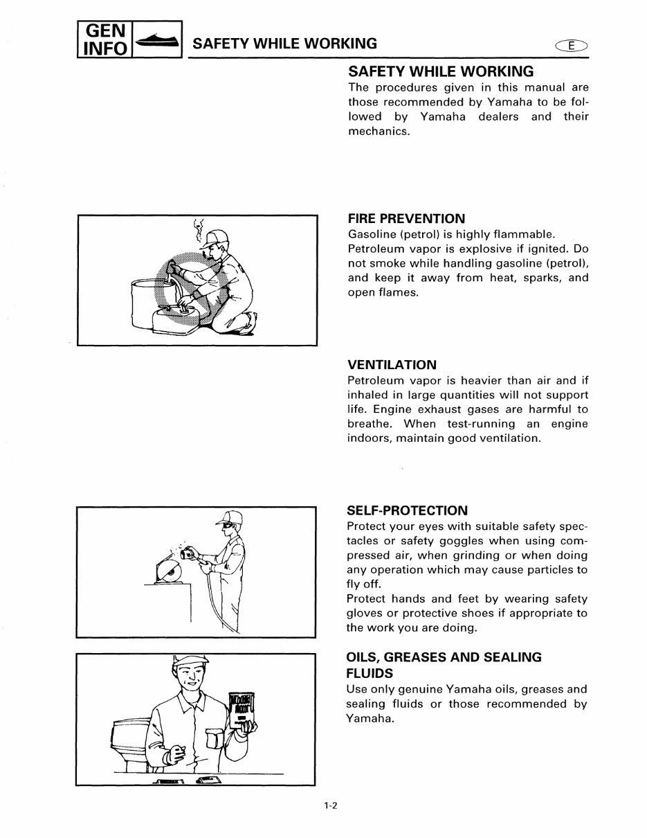 1997-2000 Yamaha WaveRunner GP760 / GP1200 Service Repair Manual PWC ( Preview, Perfect for the DIY person!) preview img 9