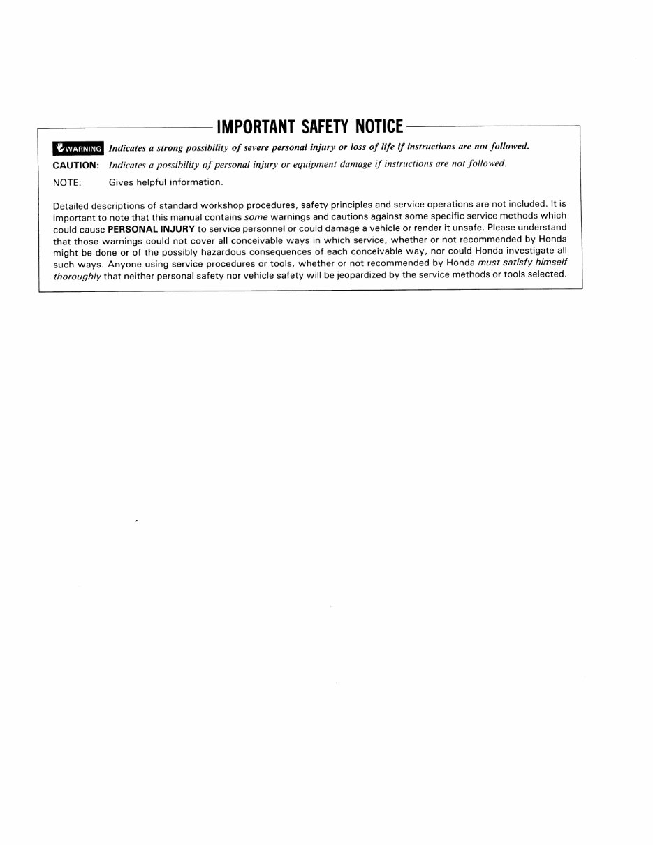1986-2005 Honda CT110 Trail Service & Repair Manual preview img 2