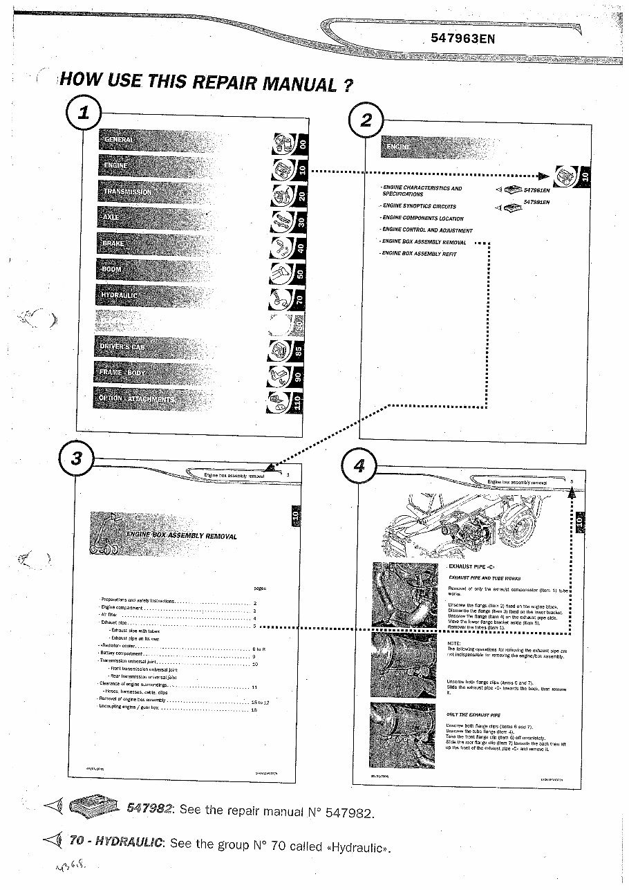 Manitou MT 1440 Telescopic Forklift Service & Repair Manual preview img 1