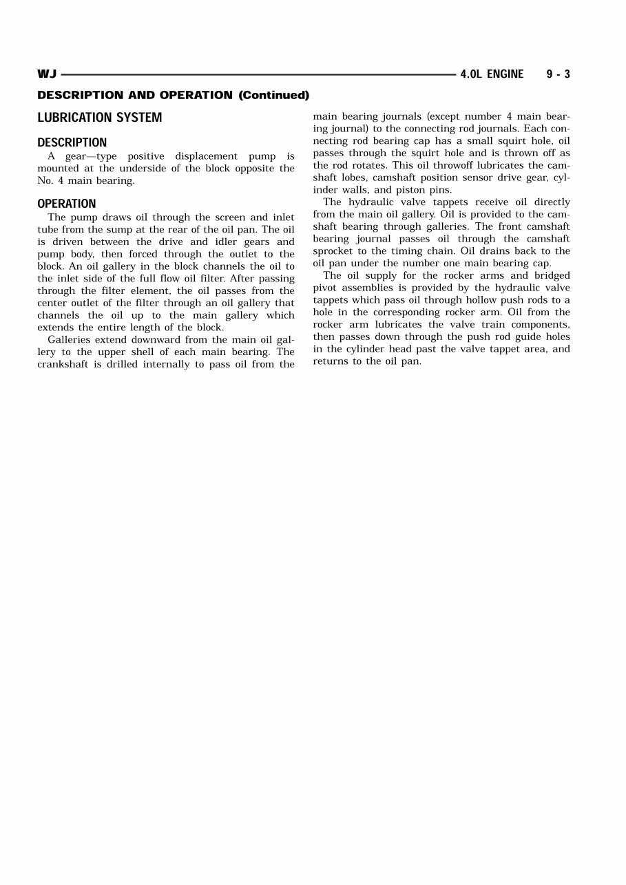 2000 Jeep Cherokee Sport Service & Repair Manual preview img 3