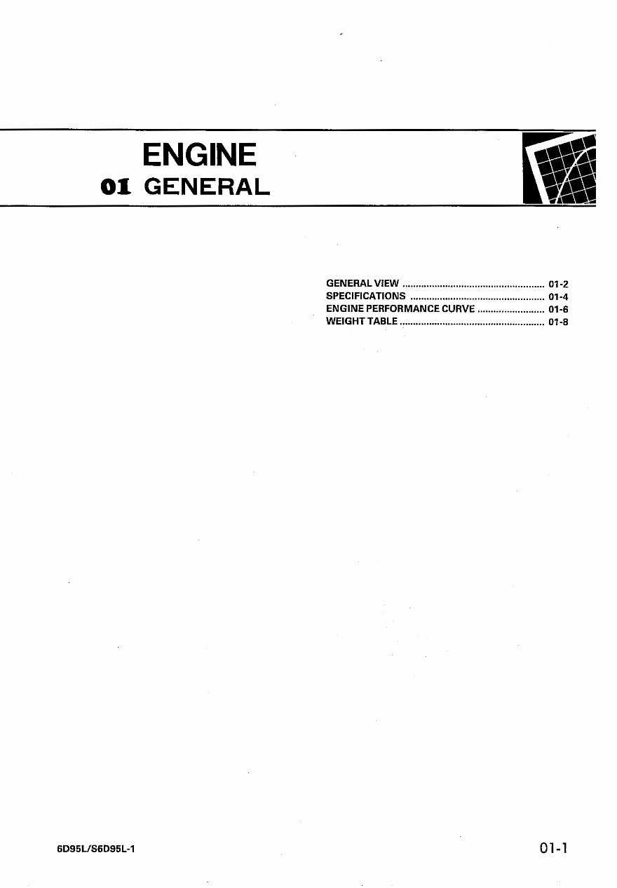 KOMATSU Forklift Loader 6D95L / S6D95L-1 Diesel Engine Service Repair Manual preview img 3