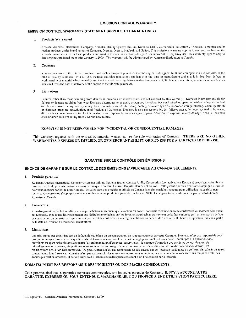 KOMATSU PC100 100L-6 PC120-6 PC130-6 Maintenance Manual preview img 3