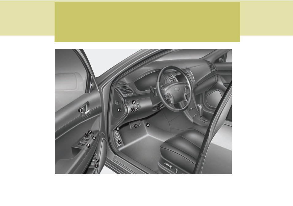 2010 HYUNDAI SONATA Owners Manual preview img 8