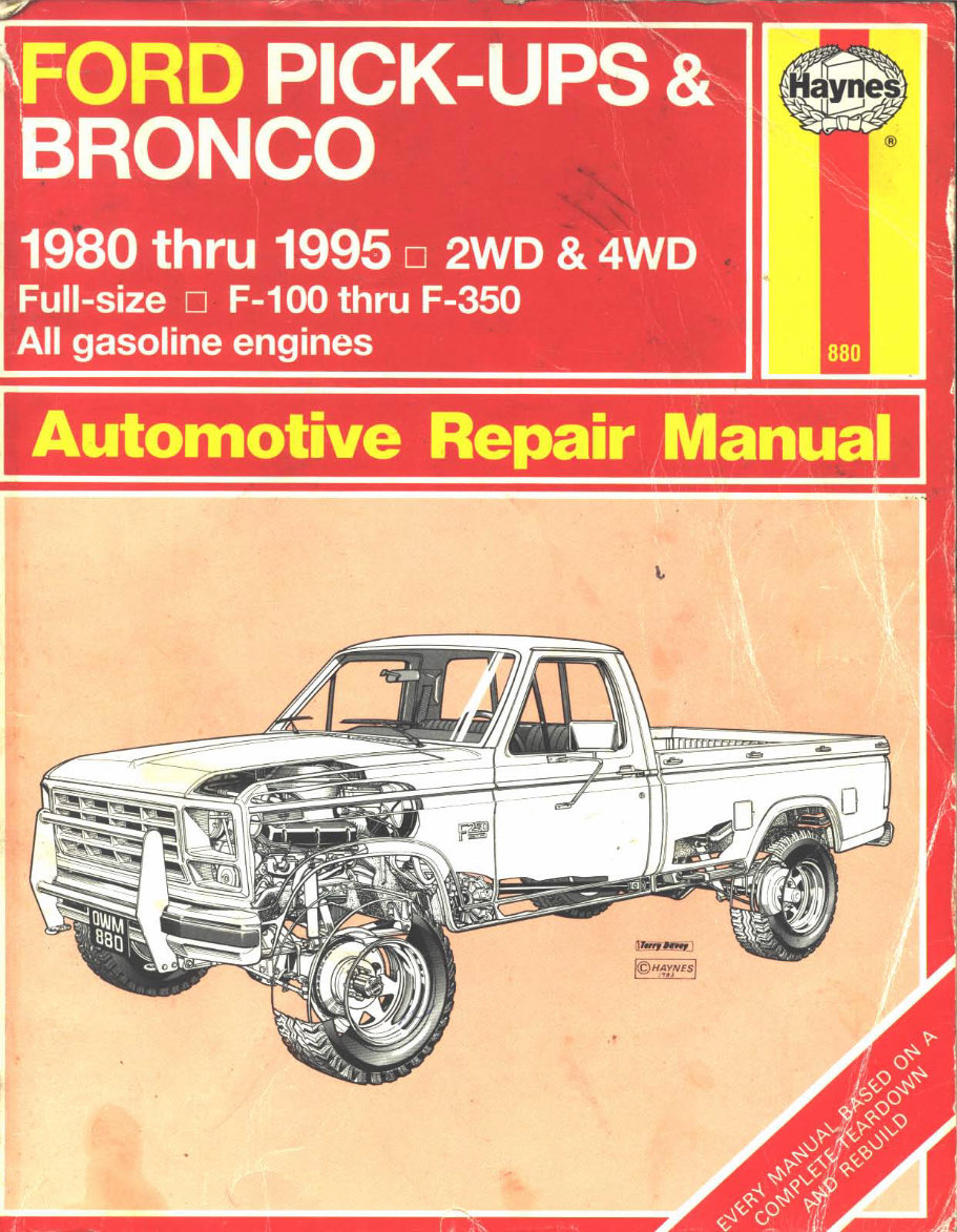 1994 Ford F-350 Service & Repair Manual preview img 1