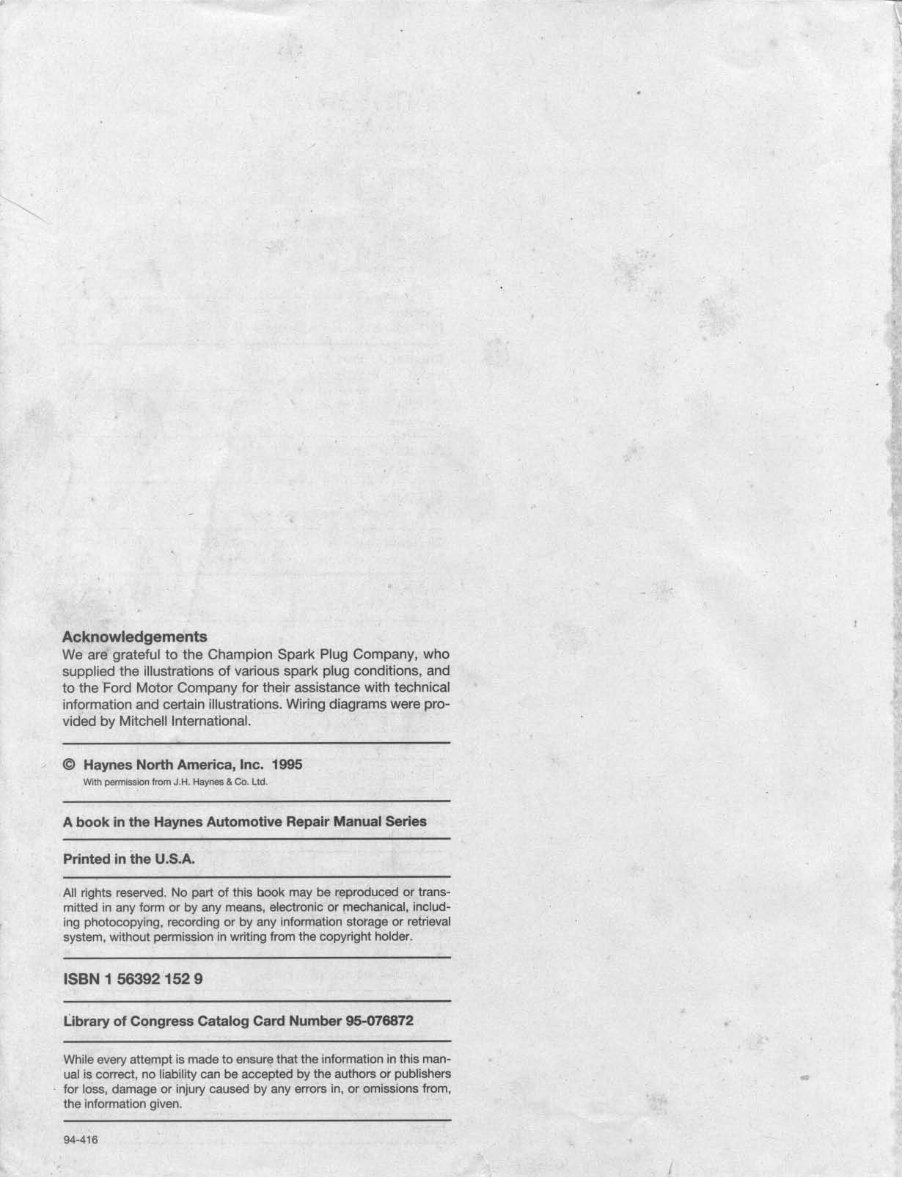 1994 Ford F-350 Service & Repair Manual preview img 3