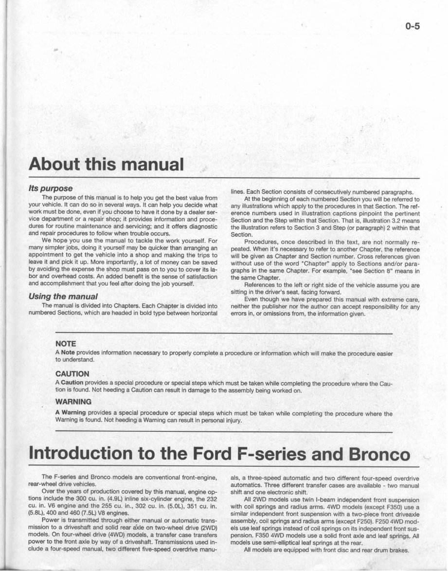 1994 Ford F-350 Service & Repair Manual preview img 6