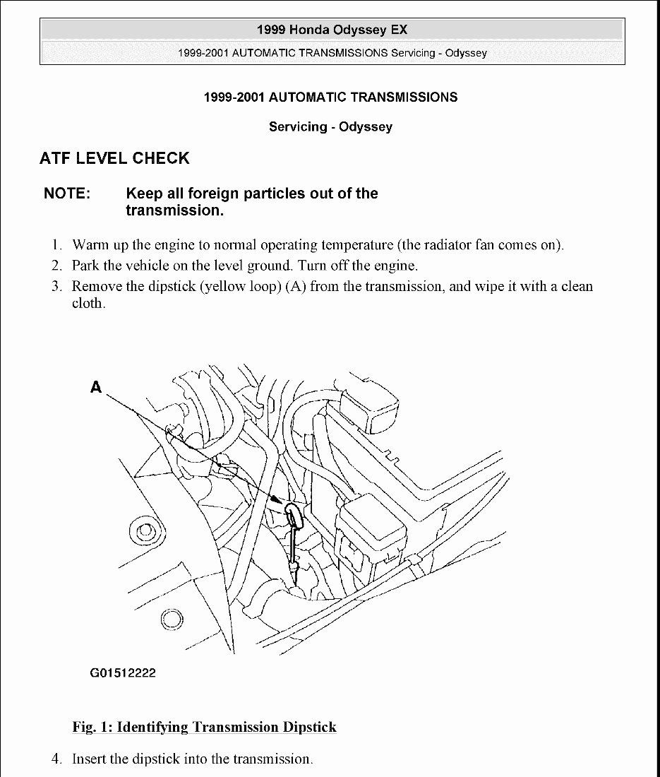2004 Honda Odyssey Service & Repair Manual preview img 1