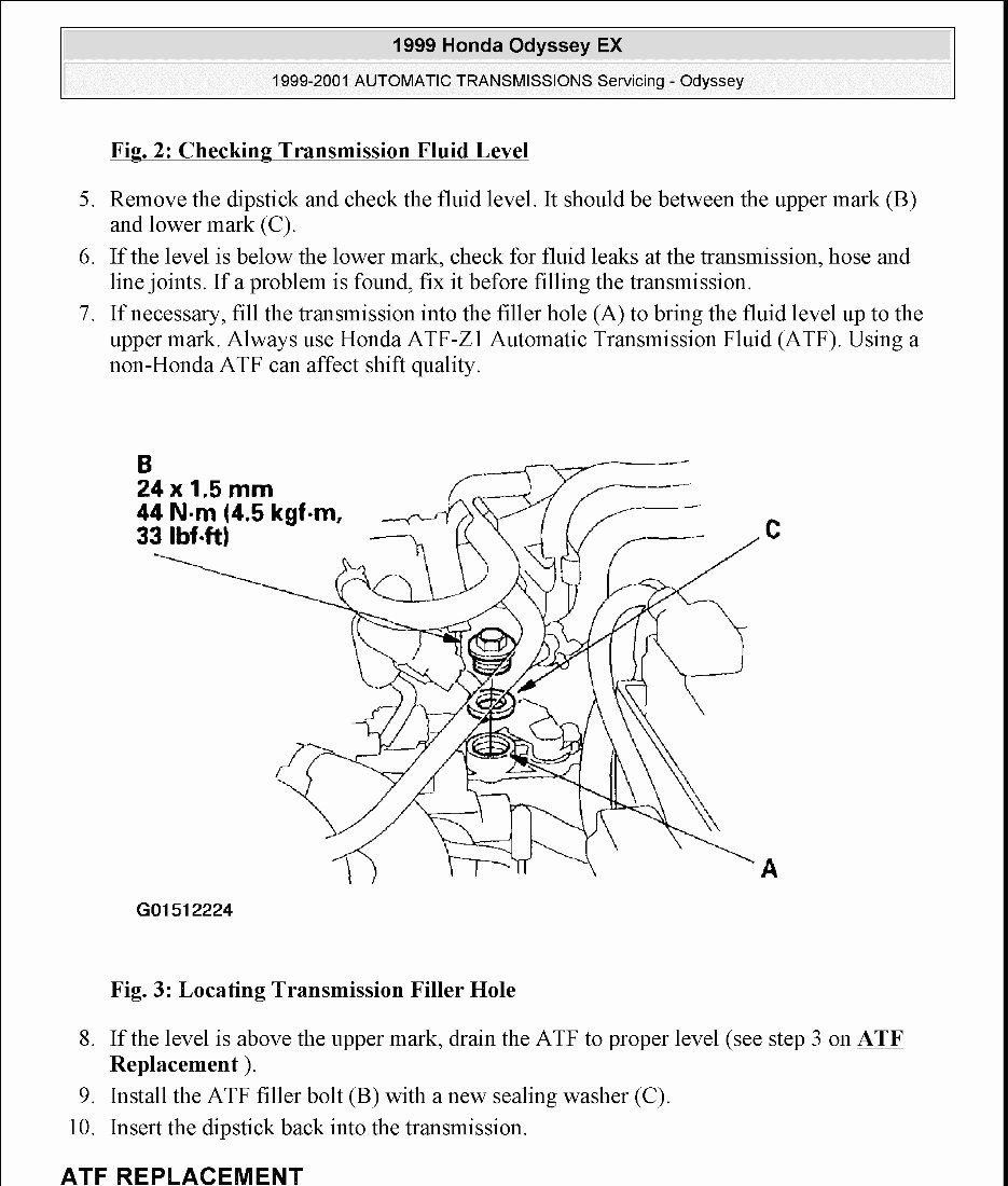 2004 Honda Odyssey Service & Repair Manual preview img 3