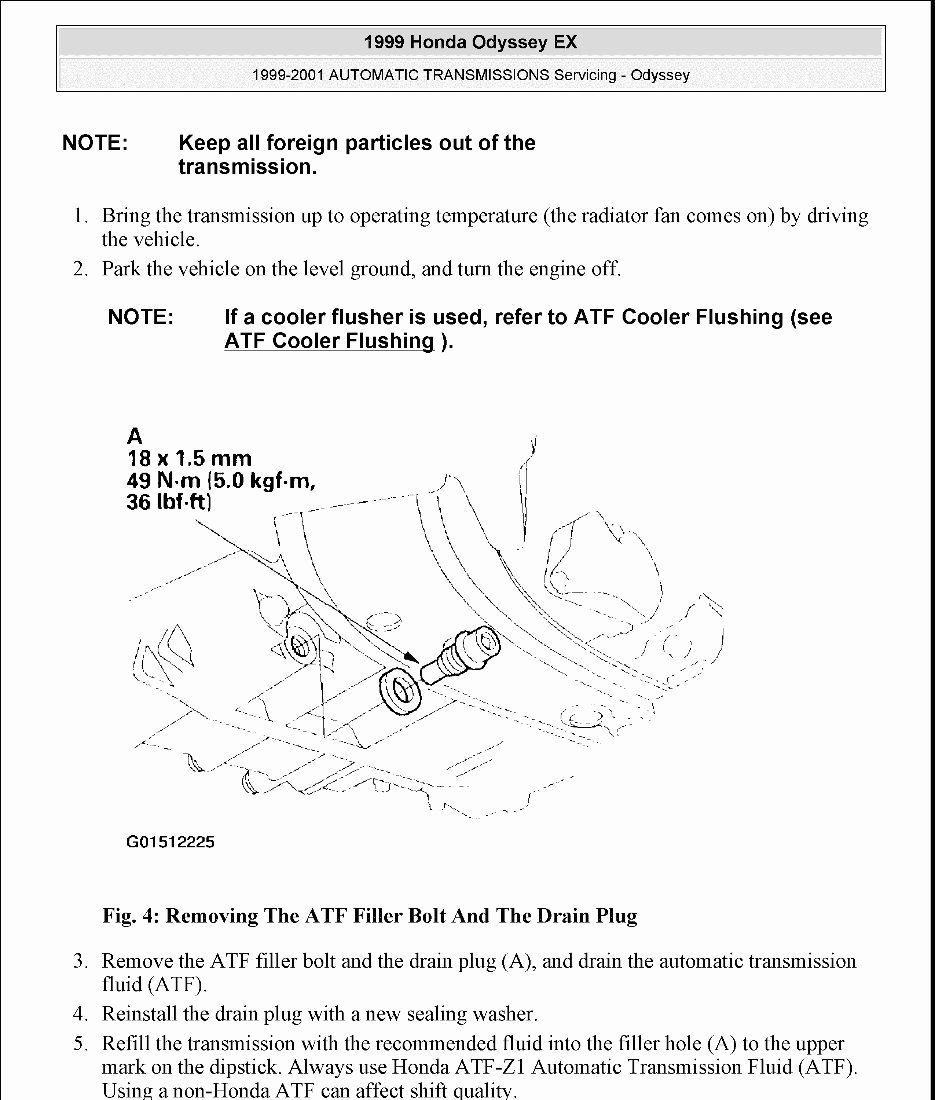 2004 Honda Odyssey Service & Repair Manual preview img 4