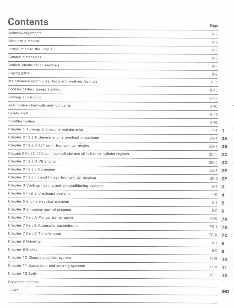 1976-1986 Jeep CJ-7 Service & Repair Manual preview img 4