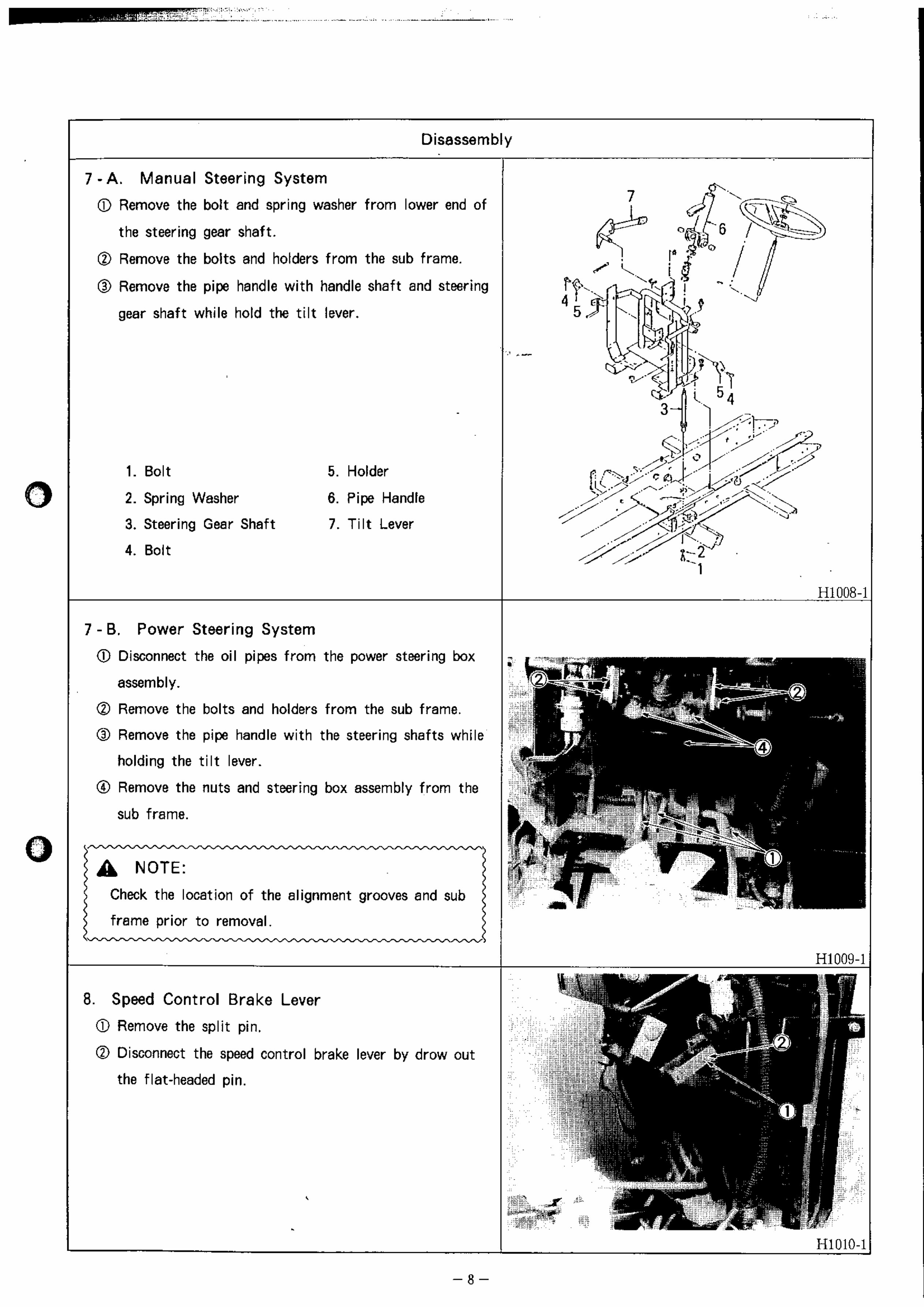 Shibaura GT141 GT161 Diesel Mower Tractor Complete Workshop Service Repair Manual preview img 10