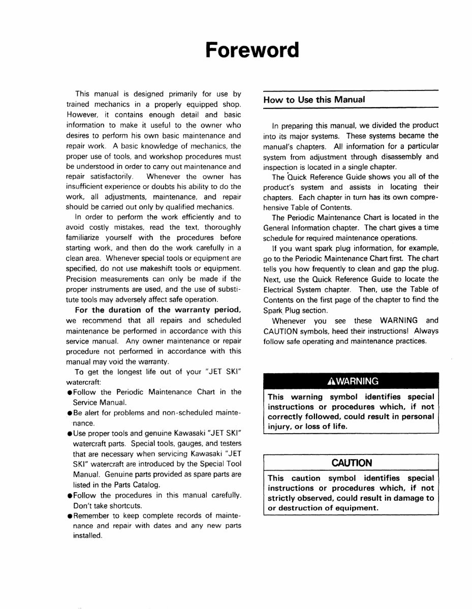 1999 Kawasaki 900 STX Jet Ski Service Repair Manual preview img 5
