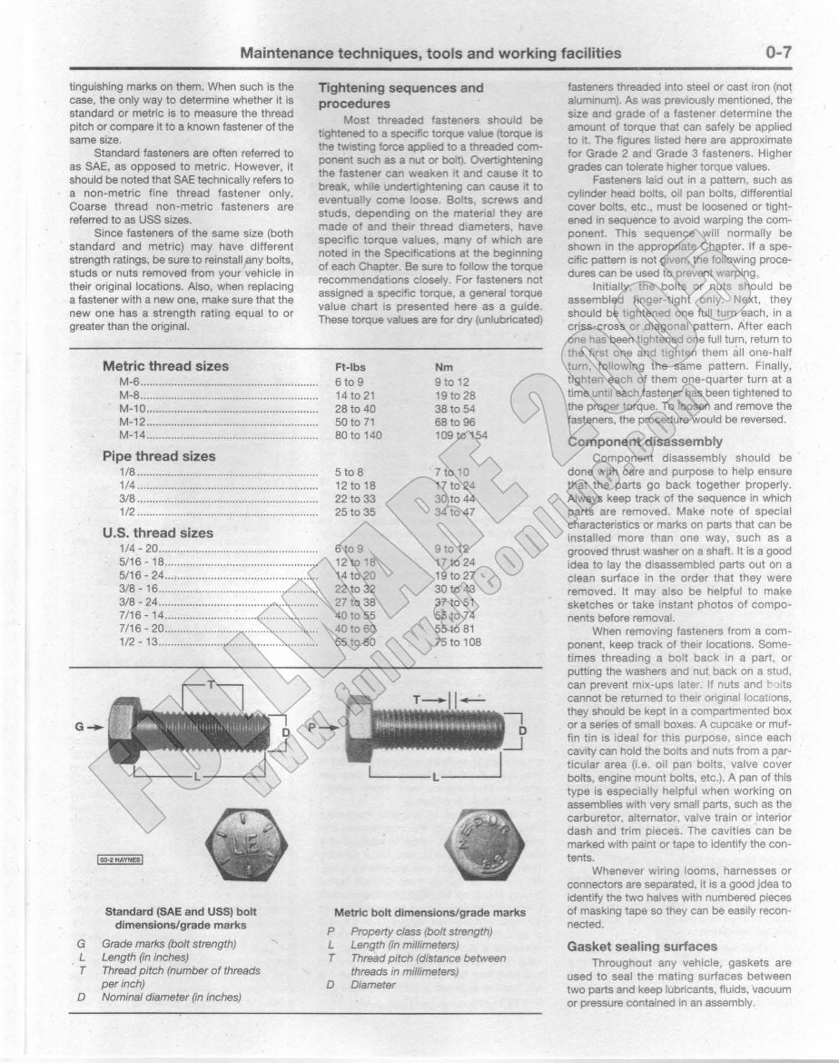 1995-1999 SUNFIRE Service and Repair Manual preview img 8