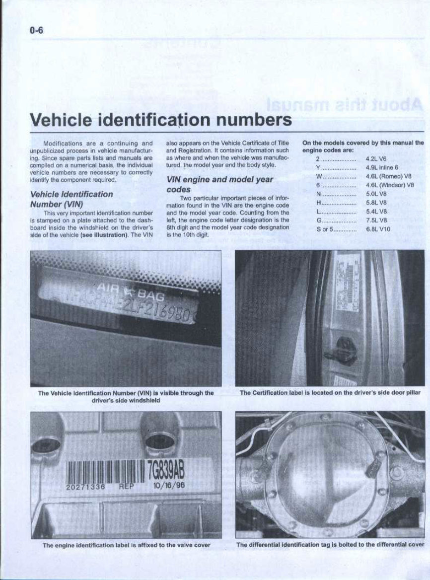 1994 Ford E-250 Econoline Service & Repair Manual Software preview img 6