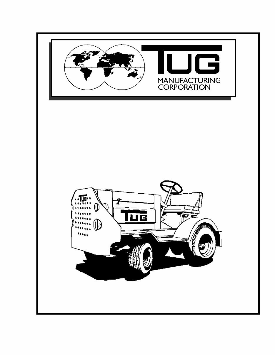 TUG Model MA Tow Tractor Service Repair Shop Manual preview img 2