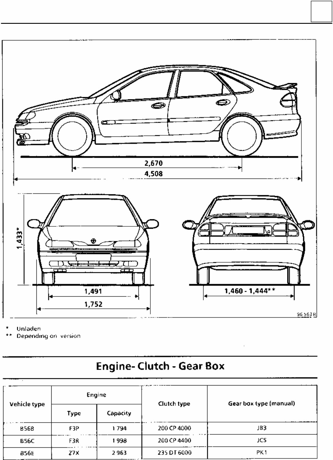 1993-2007 Renault Laguna I-II Workshop Repair Service Manual preview img 1