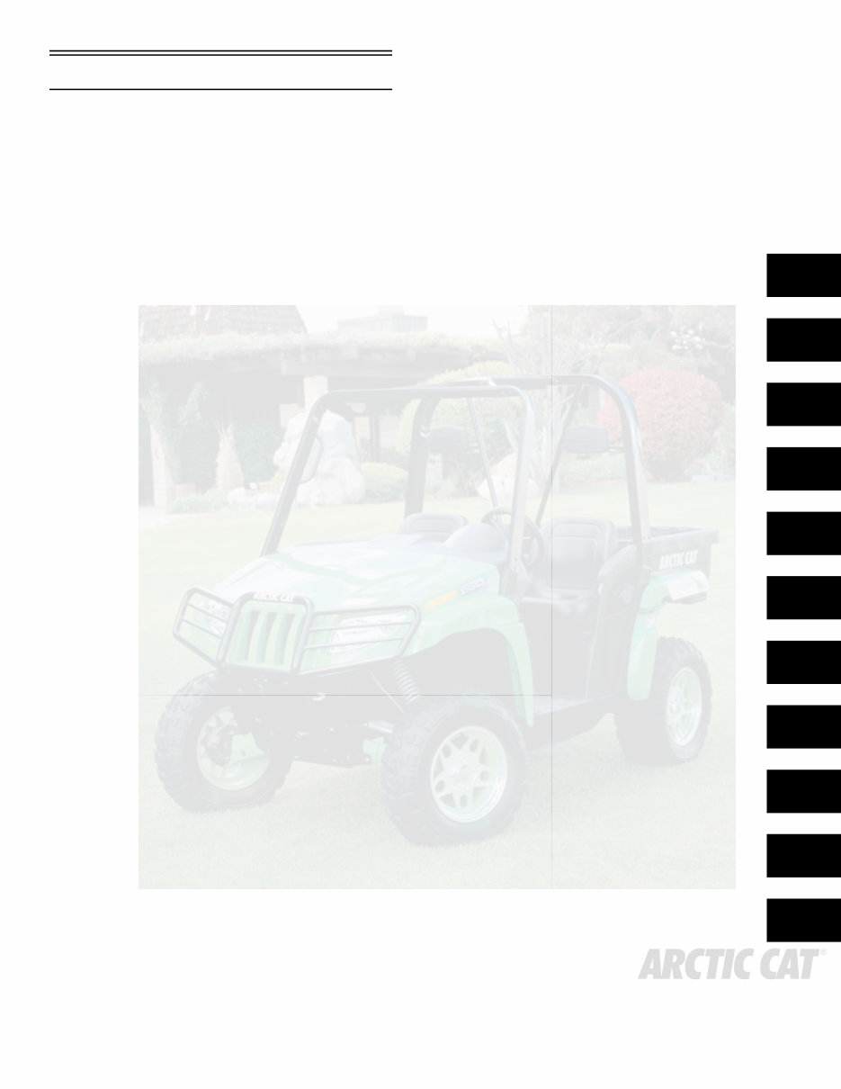 2006 Arctic Cat Prowler XT 650 H1 Service & Repair Manual preview img 1